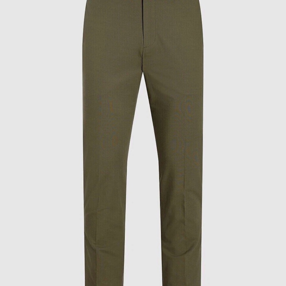 EXPRESS Men's Olive Green Extra Slim Fit Dress Pants NEW 32X34 NWOT